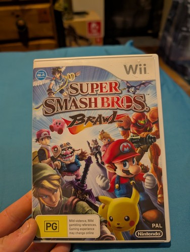 Super Smash Bros. Brawl (2008) Wii box