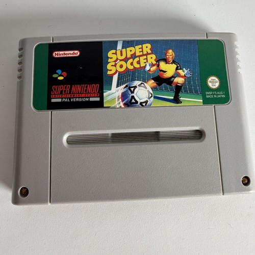 Super Soccer (1991) SNES box