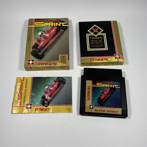 Super Sprint (1986) NES box
