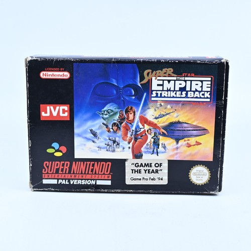 Super Star Wars: The Empire Strikes Back (1993) SNES box