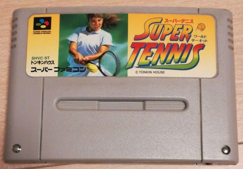 Super Tennis (1991) SNES box