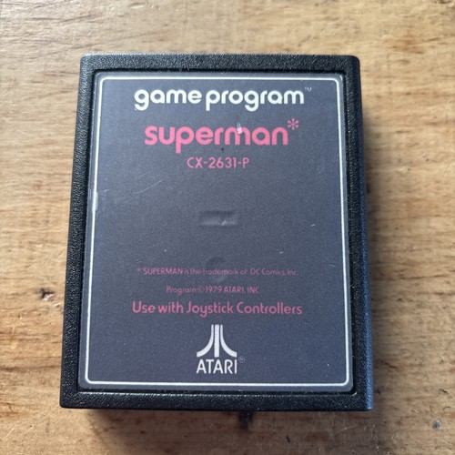 Superman (1979) Atari 2600 box