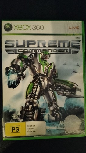 Supreme Commander (2007) Xbox 360 box
