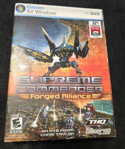 Supreme Commander: Forged Alliance (2007) Xbox 360 box