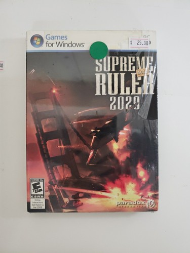 Supreme Ruler 2020 (2008) Windows box
