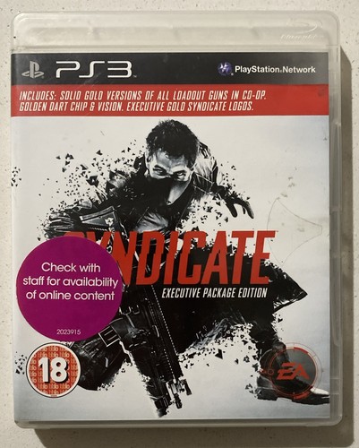 Syndicate (2012) PlayStation 3 box