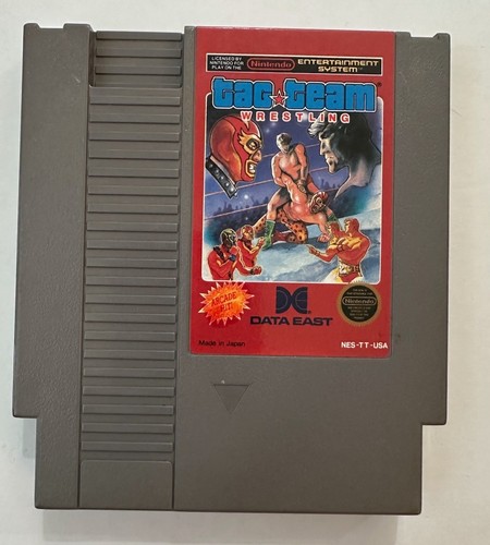 Tag Team Wrestling (1983) NES box
