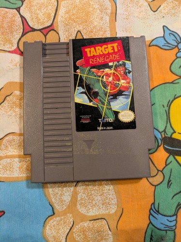 Target: Renegade (1988) NES box