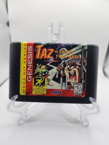 Taz in Escape from Mars (1994) Mega Drive box