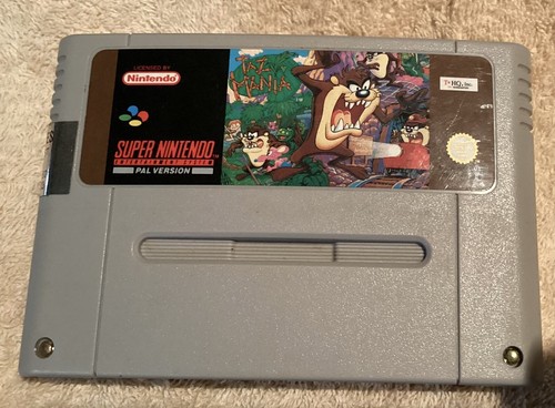 Taz-Mania (1992) SNES box