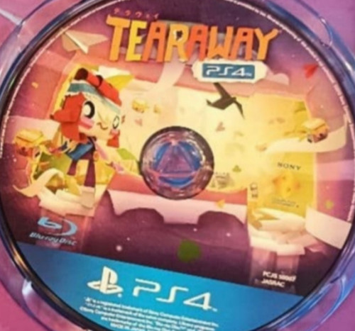 Tearaway (2013) PlayStation 4 box