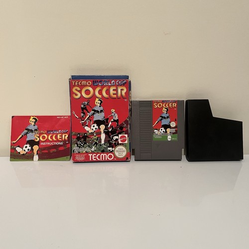 Tecmo Cup Soccer Game (1988) NES box
