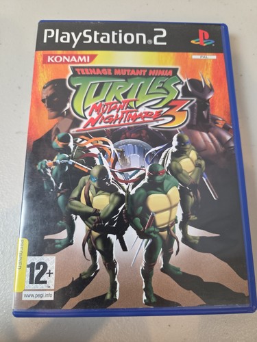 Teenage Mutant Ninja Turtles 3: Mutant Nightmare (2005) PlayStation 2 box