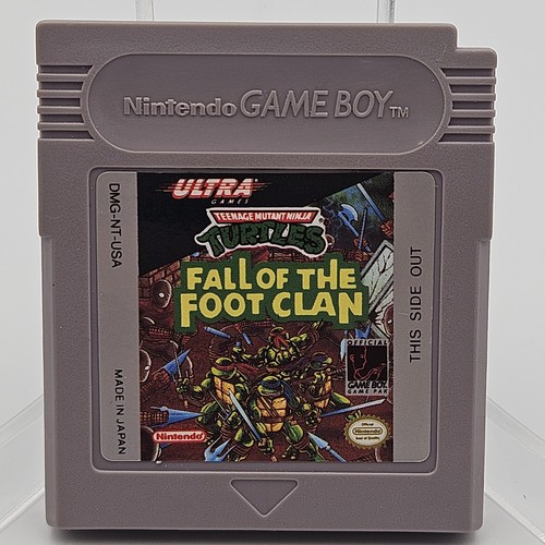 Teenage Mutant Ninja Turtles: Fall of the Foot Clan (1990) Game Boy box