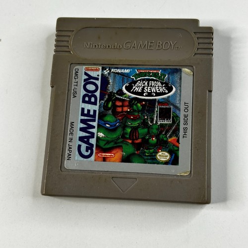 Teenage Mutant Ninja Turtles II: Back from the Sewers (1991) Game Boy box