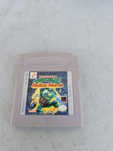 Teenage Mutant Ninja Turtles III: Radical Rescue (1993) Game Boy box