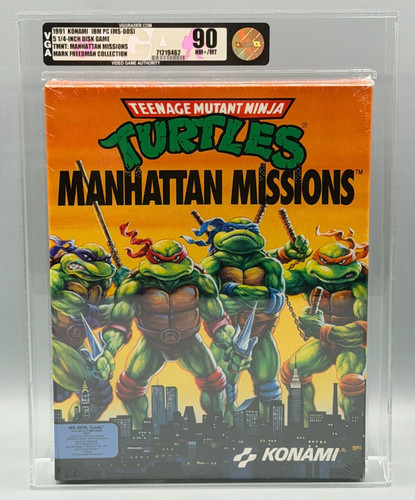 Teenage Mutant Ninja Turtles: Manhattan Missions (1991) DOS box