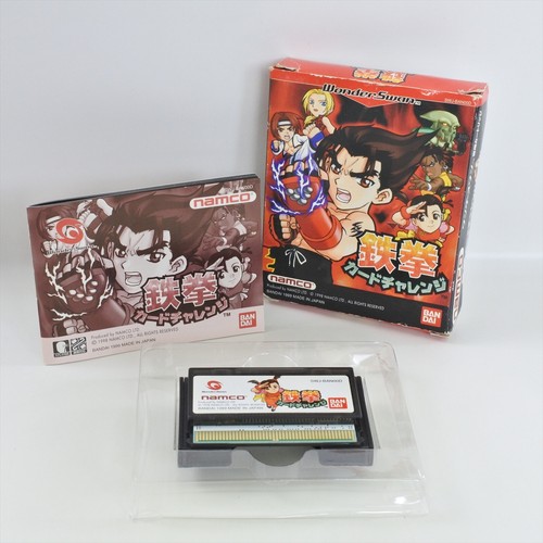 Tekken Card Challenge (1999) WonderSwan box
