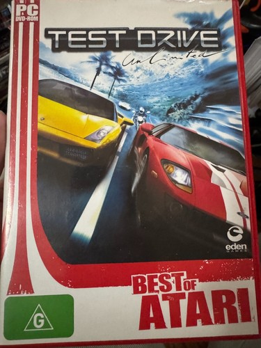 Test Drive (1987) Amiga box