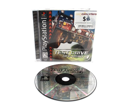 Test Drive Off-Road 3 (1999) PlayStation box