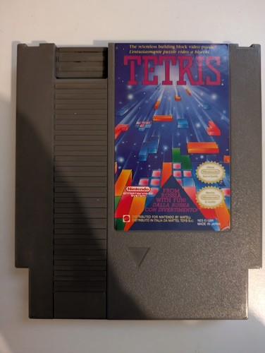 Tetris (1984) NES box