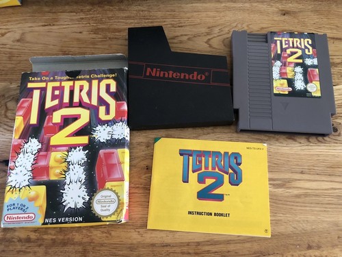 Tetris 2 (1993) NES box