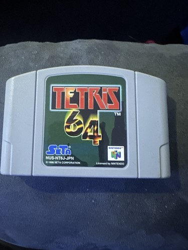 Tetris 64 (1998) Nintendo 64 box