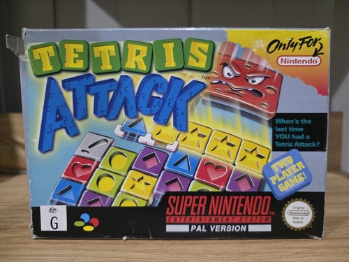 Tetris Attack (1995) Game Boy box