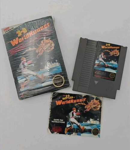 The 3-D Battles of Worldrunner (1987) Famicom Disk System box