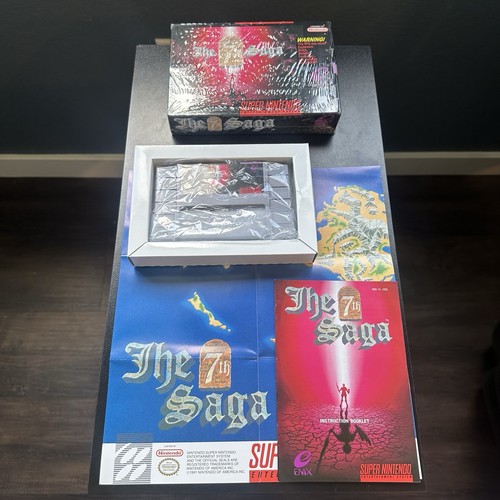 The 7th Saga (1993) SNES box