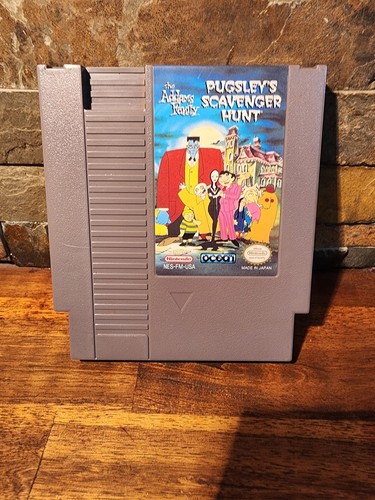The Addams Family: Pugsley's Scavenger Hunt (1992) NES box