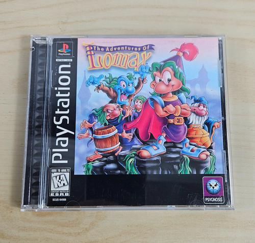 The Adventures of Lomax (1996) PlayStation box