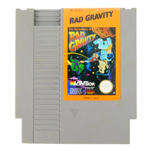 The Adventures of Rad Gravity (1990) NES box