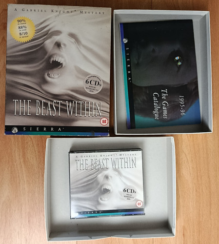 The Beast Within: A Gabriel Knight Mystery (1995) DOS box