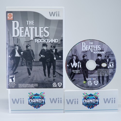 The Beatles: Rock Band (2009) Wii box