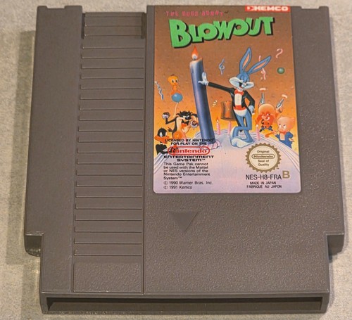 The Bugs Bunny Birthday Blowout (1990) NES box