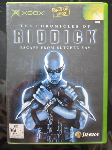 The Chronicles of Riddick: Escape from Butcher Bay (2004) Xbox box