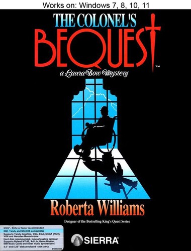 The Colonel's Bequest (1989) Atari ST box