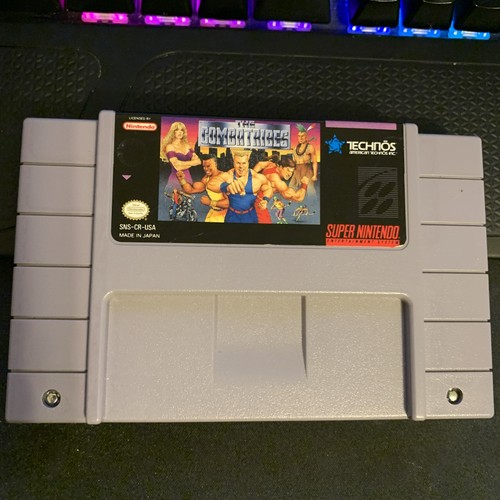 The Combatribes (1990) SNES box