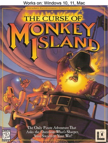 The Curse of Monkey Island (1997) Windows box