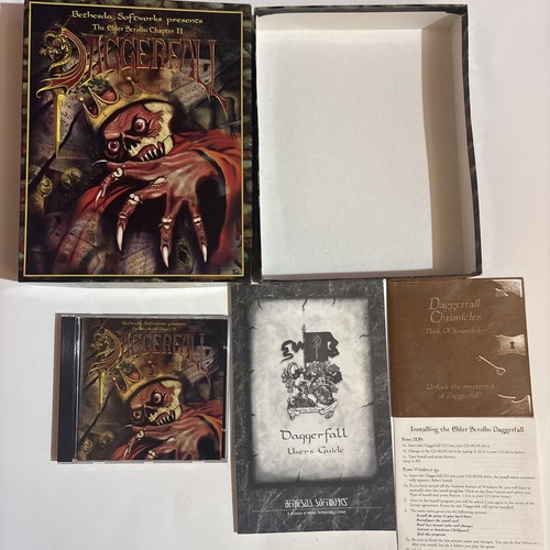 The Elder Scrolls II: Daggerfall (1996) DOS box