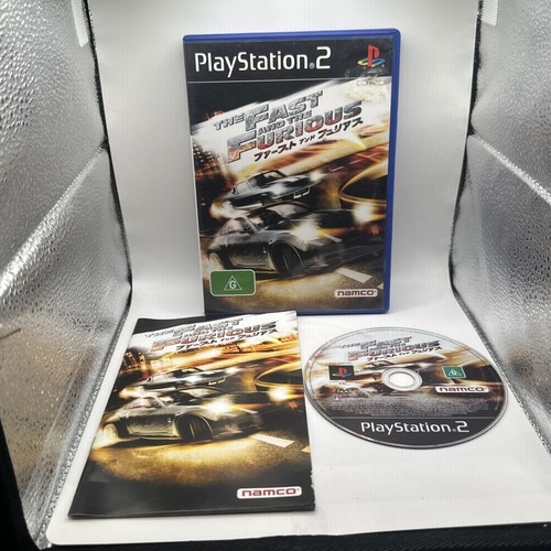 The Fast and the Furious (2006) PlayStation 2 box