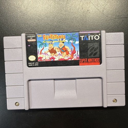 The Flintstones: The Treasure of Sierra Madrock (1994) SNES box
