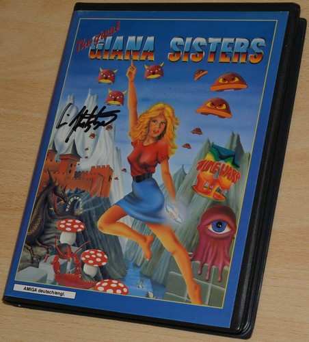 The Great Giana Sisters (1987) Amiga box