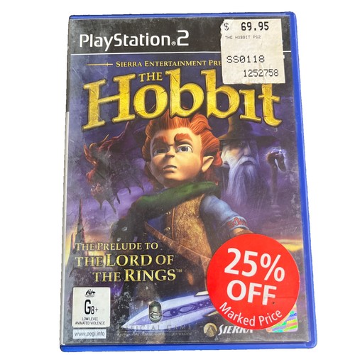 The Hobbit (2003) PlayStation 2 box