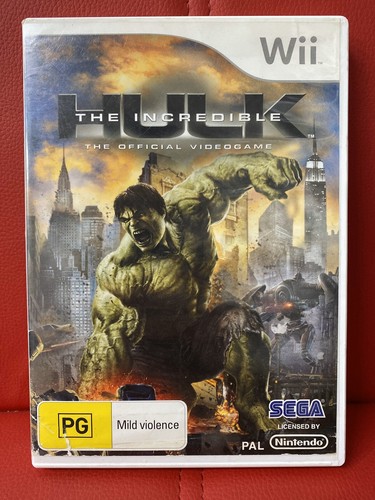 The Incredible Hulk (2008) Wii box