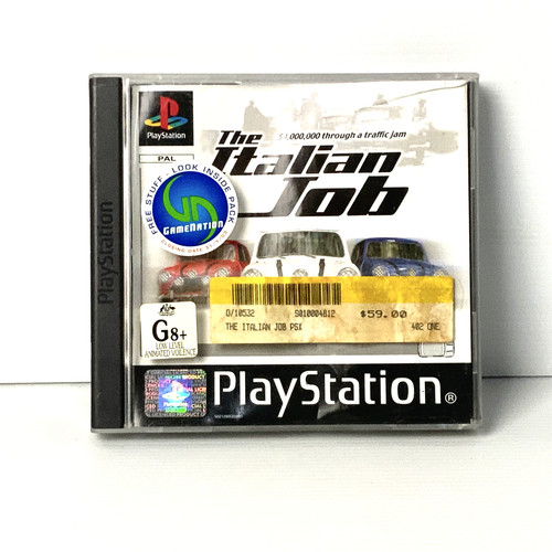 The Italian Job (2001) PlayStation box