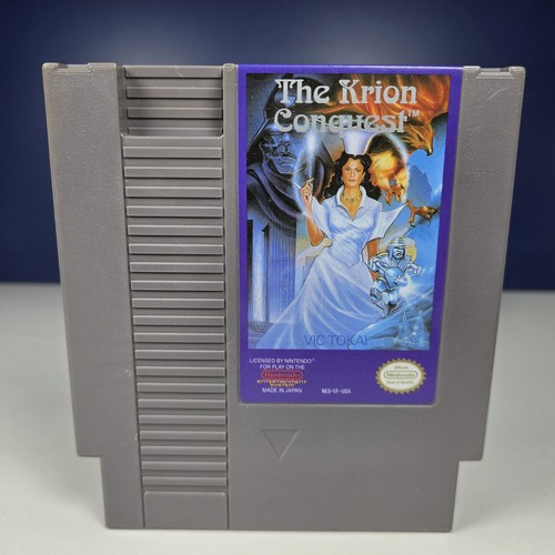 The Krion Conquest (1990) NES box