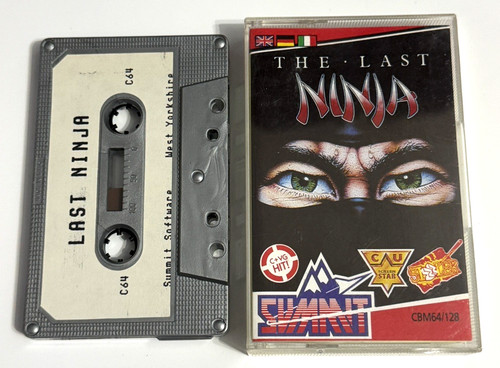 The Last Ninja (1987) Commodore 64 box
