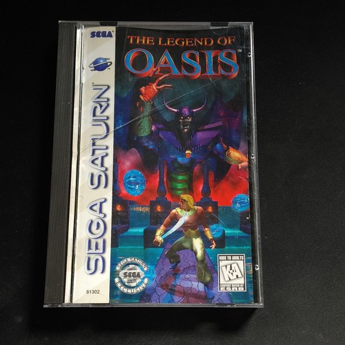 The Legend of Oasis (1996) Sega Saturn box